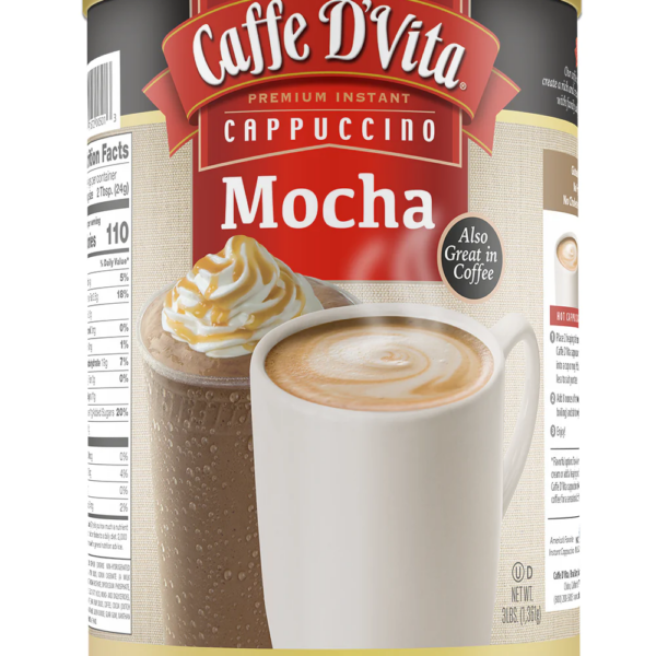 Caffe D'Vita Mocha Cappuccino - Can (3.0lb)