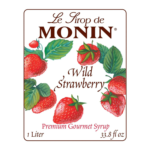 Monin Wild Strawberry Syrup - Bottle (1L) - Image 3