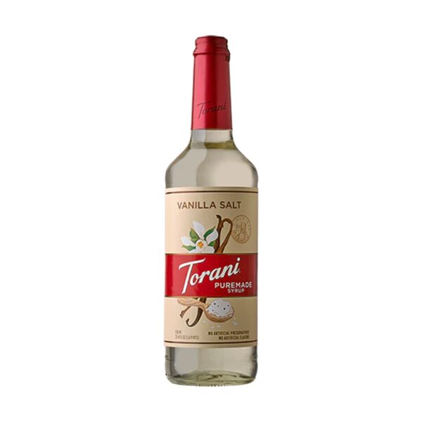 Torani Puremade Vanilla Salt Syrup - Bottle (750mL)