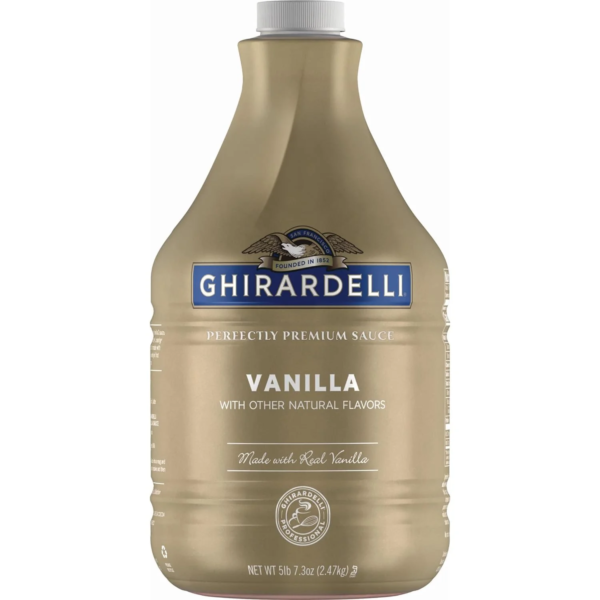 Ghirardelli Vanilla Sauce - Bottle (87.3 oz)