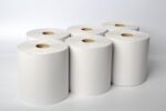 [6 Rolls] Paper Towel Rolls, White - Image 3