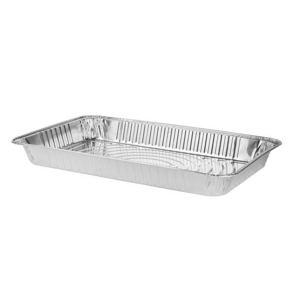 [50 ct] Full Size Aluminum Foil Steam Table Pan, Medium Depth