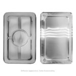 [50 ct] Aluminum Foil Steam Table Pan Lids, Full Size - Image 3