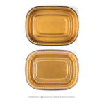 [100 sets] 24 oz Black and Gold Aluminum Pans with PET Dome Lids - Image 9