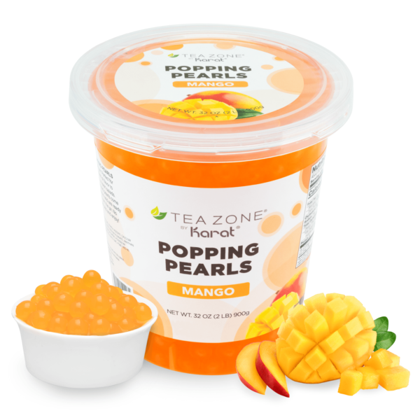Mango Popping Pearls - Jar (2 lb)