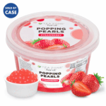 [12 Jars] Strawberry Popping Pearls (1 lb each) - Image 2