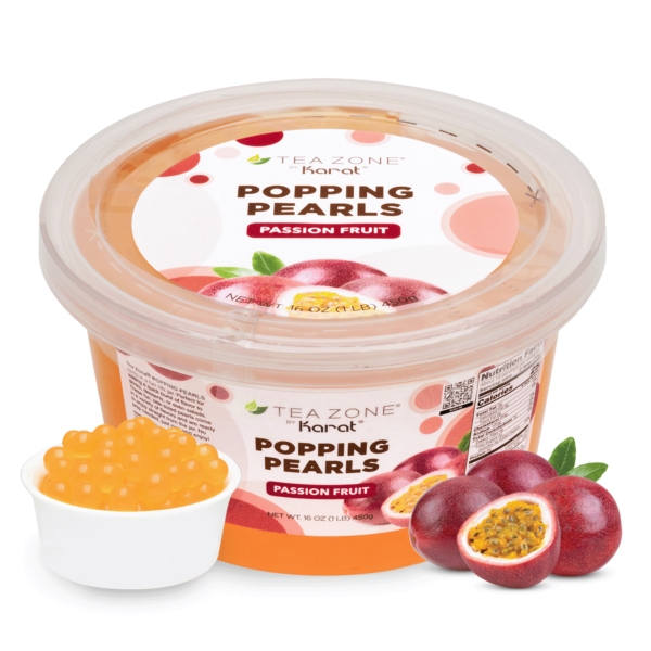 Passion Fruit Popping Pearls - Jar (1 lb)