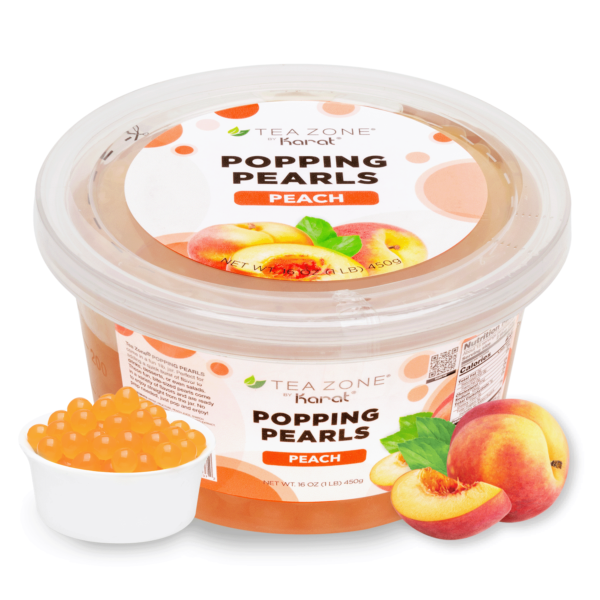 Peach Popping Pearls - Jar (1 lb)