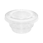 [1,000 ct] Plastic Cup Lids | No Hole | PET | 92 mm | Clear - Image 4