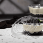 [1,000 ct] Plastic Cup Lids | No Hole | PET | 92 mm | Clear