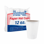 [300 ct] 12 oz Paper Coffee Cups | White | 90 mm - Image 2