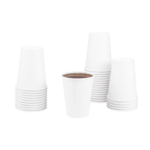 [300 ct] 12 oz Paper Coffee Cups | White | 90 mm - Image 16