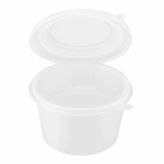 [300 ct] 16 oz PP Hinged Inserts for 24-32 oz Paper Food Containers (142 mm) - Image 5