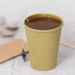 [1,000 ct] 8 oz Paper Coffee Cups | Kraft | 80 mm