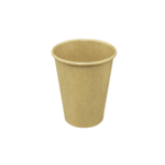 [1,000 ct] 8 oz Paper Coffee Cups | Kraft | 80 mm - Image 2