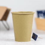 [1,000 ct] 8 oz Paper Coffee Cups | Kraft | 80 mm - Image 4