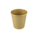 [1,000 ct] 10 oz Paper Coffee Cups | Kraft | 90 mm - Image 2