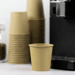 [1,000 ct] 10 oz Paper Coffee Cups | Kraft | 90 mm - Image 4