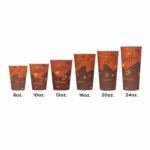 [1,000 ct] 10 oz Paper Coffee Cups | Coffee Print | 90 mm - Image 7