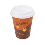 [1,000 ct] 12 oz Paper Coffee Cups | Coffee Print | 90 mm - Image 8
