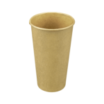 [600 ct] 20 oz Paper Coffee Cups | Kraft | 90 mm - Image 2
