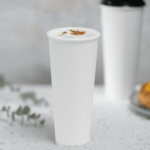 [500 ct] 24 oz Paper Coffee Cups | White | 90 mm - Image 4