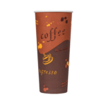 [500 ct] 24 oz Paper Coffee Cups | Coffee Print | 90 mm - Image 2
