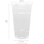 [600 ct] 24 oz Clear Cold Cups | RPET | 98 mm - Image 5