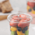 [1,000 ct] Plastic Cup Flat Lids | 98 mm | RPET | Clear