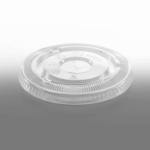 [1,000 ct] Plastic Cup Flat Lids | 98 mm | RPET | Clear - Image 4