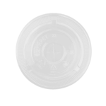 [1,000 ct] Plastic Cup Flat Lids | 98 mm | RPET | Clear - Image 3