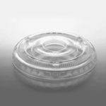 [1,000 ct] 7 oz Cup Lids | PET | No Hole | 74 mm - Image 2