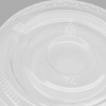 [1,000 ct] 7 oz Cup Lids | PET | No Hole | 74 mm - Image 6
