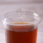 [600 ct] 32 oz Strawless Sipper Lids | PET | 104.5 mm | Clear | With Flip Cap