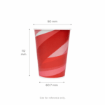 [1,000 ct] 12 oz Paper Cold Cups | 90 mm | Kold Print - Image 5