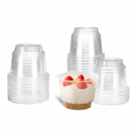 [1,000 ct] 8 oz Plastic Dessert Cups | PET | 92 mm - Image 9
