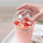 [1,000 ct] Plastic Cup Dome Lids | 98 mm | RPET | Clear - Image 4