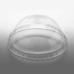 [1,000 ct] 7 oz Dome Cup Lids | PET | No Hole | 74 mm - Image 2