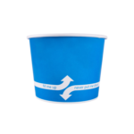 [1,000 ct] 16 oz Paper Food Containers | 112 mm | Blue - Image 2