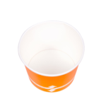 [1,000 ct] 16 oz Paper Food Containers | 112 mm | Orange - Image 5