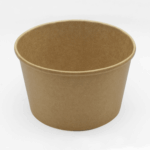 [600 ct] 24 oz Paper Food Containers | 142 mm | Kraft - Image 5