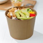 [600 ct] 32 oz Paper Cold/Hot Food Container, Kraft