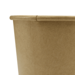 [600 ct] 32 oz Paper Cold/Hot Food Container, Kraft - Image 6