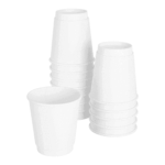 [500 ct] 10 oz Paper Coffee Cups | Insulated | 90 mm | White - Image 2