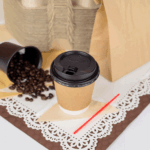 [500 ct] 10 oz Paper Coffee Cups | Wrapped Insulated | 90 mm | Kraft - Image 9
