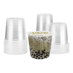 [500 ct] 25 oz Plastic Flat Rim Extra Wide Cold Cups (120 mm), PP - Image 2