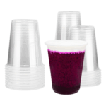 [500 ct] 30 oz Plastic Flat Rim Extra Wide Cold Cups (120 mm), PP - Image 2