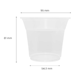 [2,000 ct] 8.5 oz Plastic U-Rim Y-Series Cold Cups, PP (95 mm) - Image 7