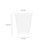 [1,000 ct] 12 oz Plastic Ribbed Cold Cups (90 mm), PP - Image 6