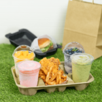 [150 ct] Kraft Drink Carrier with tray, for 4 Cups (8-32 oz), Paperboard - Image 6